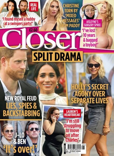 Closer UK – Issue 1109 – 25 May 2024 Cover