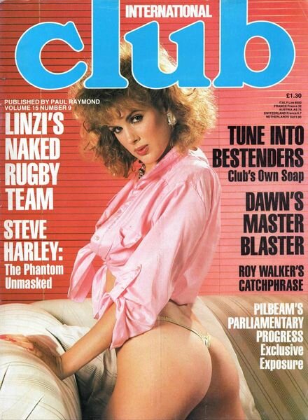 Club International UK – Volume 15 Number 9 1986 Cover