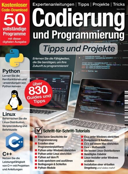 Coding Das essentielle Handbuch – Mai 2024 Cover
