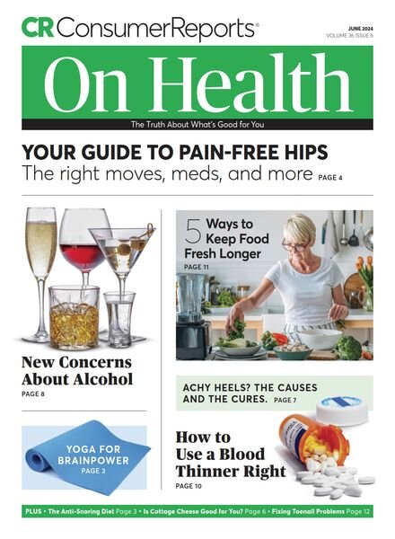 Consumer Reports on Health – June 2024 Cover