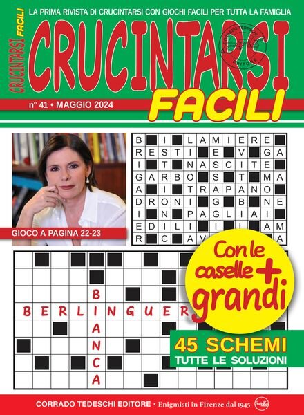 Crucintarsi Facili – Maggio 2024 Cover