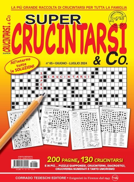 Crucintarsi Giganti – Giugno-Luglio 2024 Cover