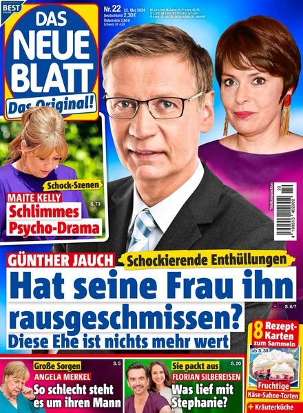 Das Neue Blatt – 22 Mai 2024 Cover