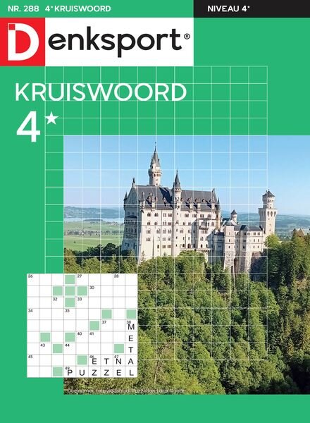 Denksport Kruiswoord 4 – 3 Mei 2024 Cover