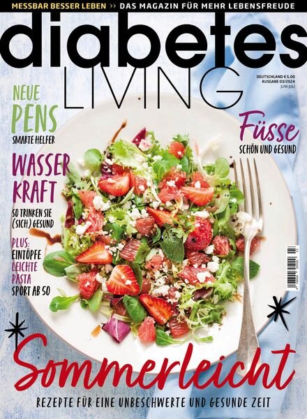 Diabetes Living Germany – Juni-Juli 2024 Cover