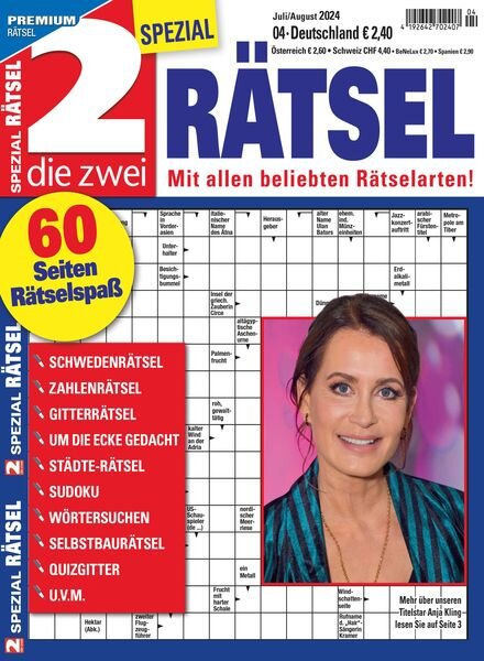Die 2 Spezial Ratsel – Juli-August 2024 Cover