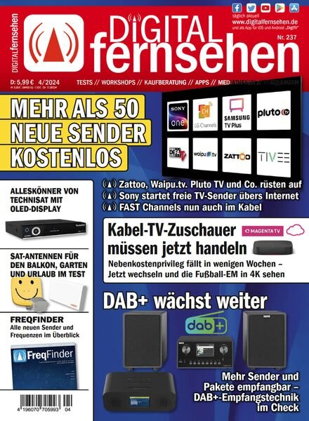 Digital Fernsehen – Ausgabe 4 2024 Cover