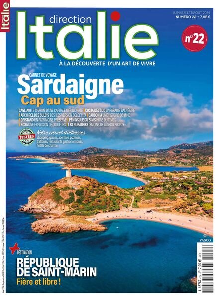 Direction Italie – Juin-Juillet-Aout 2024 Cover