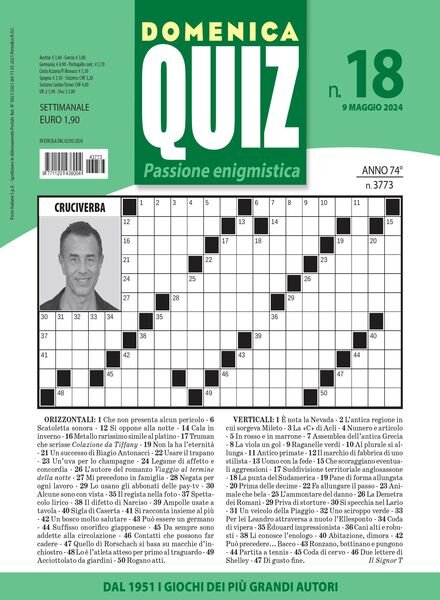 Domenica Quiz – 9 Maggio 2024 Cover