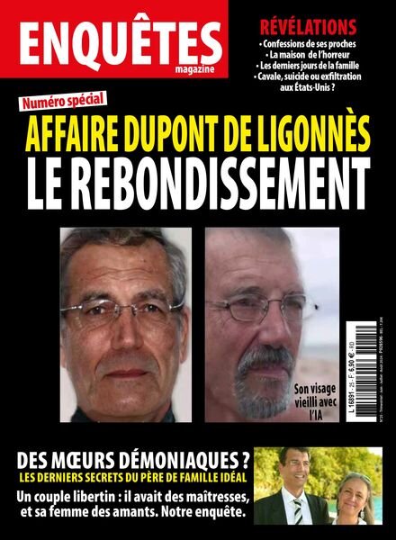 Dossier Enquetes – Juin-Juillet-Aout 2024 Cover