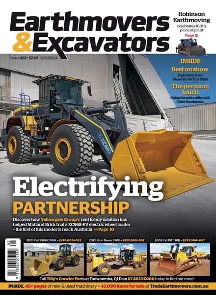 Earthmovers & Excavators – Issue 423 – 29 April 2024 Cover
