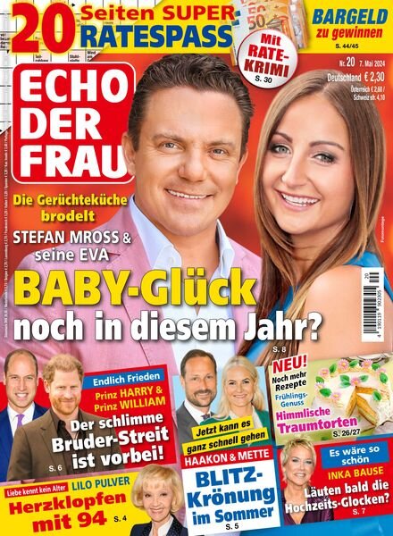 Echo der Frau – 7 Mai 2024 Cover