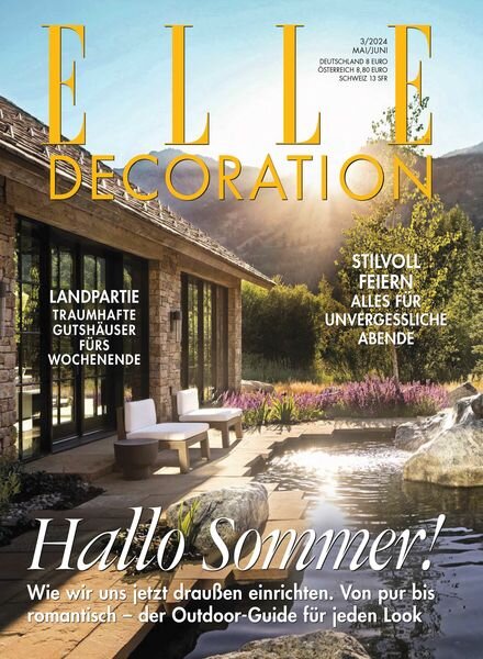 Elle Decoration Germany – Mai-Juni 2024 Cover