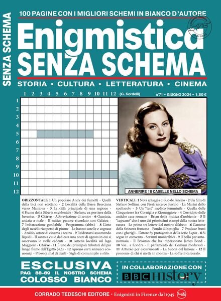 Enigmistica Senza Schema – Giugno 2024 Cover