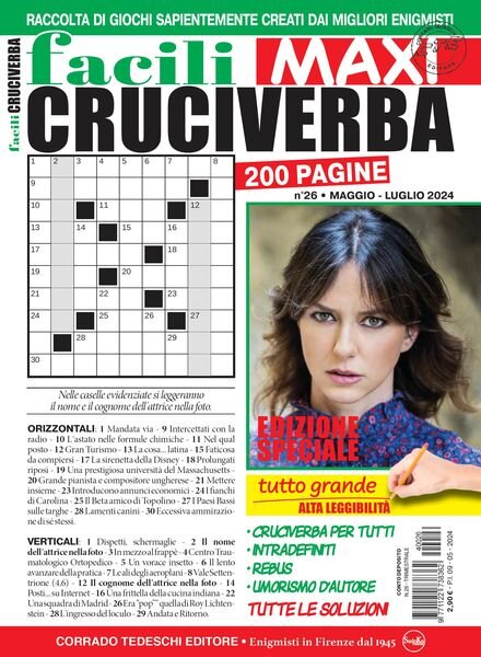 Facili Cruciverba – Maggio-Luglio 2024 Cover