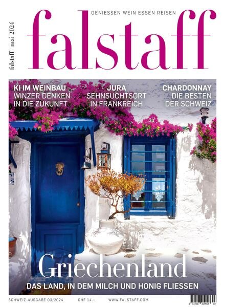 Falstaff Magazin Schweiz – Mai 2024 Cover
