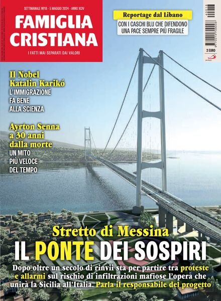 Famiglia Cristiana – 5 Maggio 2024 Cover