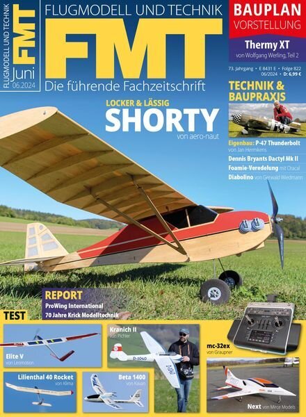 FMT Flugmodell und Technik – Juni 2024 Cover