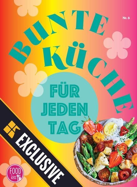 FOODkiss Bunte Kuche – Juni 2024 Cover