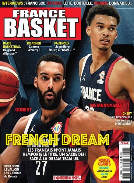 France Basket – Mai-Juin-Juillet 2024 Cover