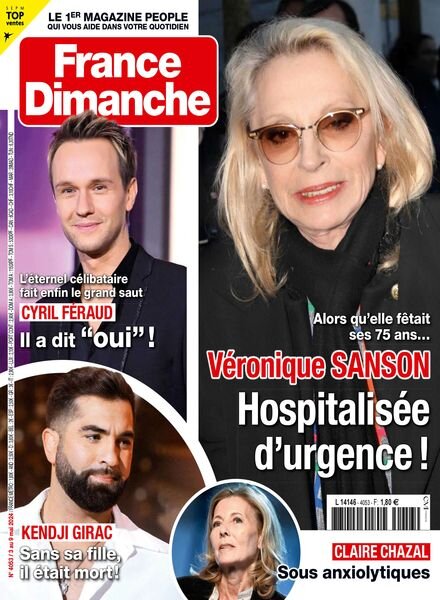 France Dimanche – 3 Mai 2024 Cover