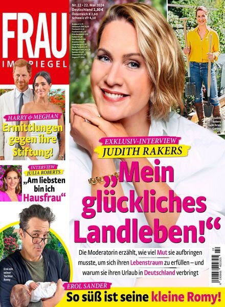 Frau im Spiegel – 22 Mai 2024 Cover