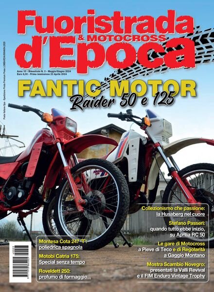 Fuoristrada & Motocross d’Epoca – Maggio-Giugno 2024 Cover