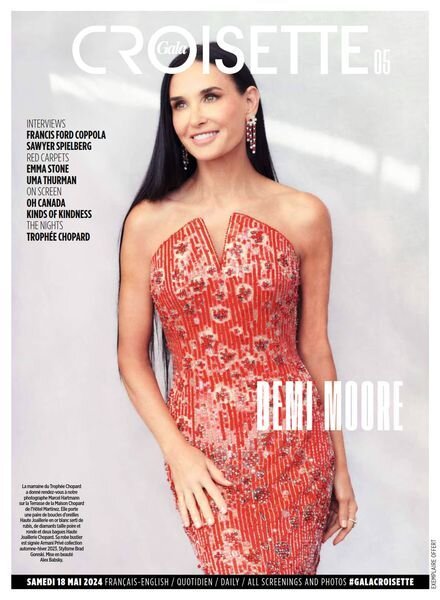 Gala Croisette – 18 Mai 2024 Cover