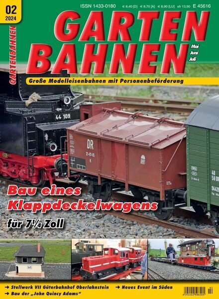 Gartenbahnen – Mai-Juni-Juli 2024 Cover