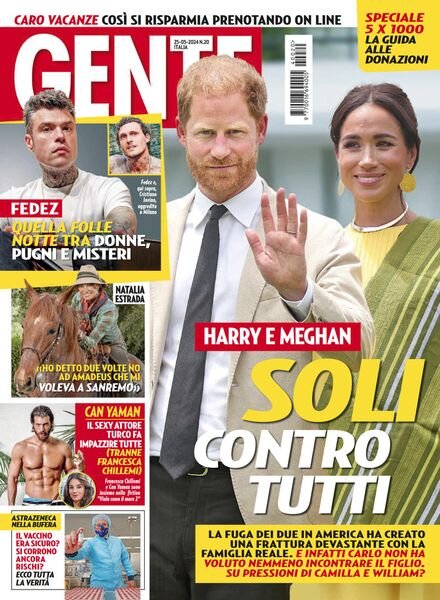 Gente Italia – 25 Maggio 2024 Cover