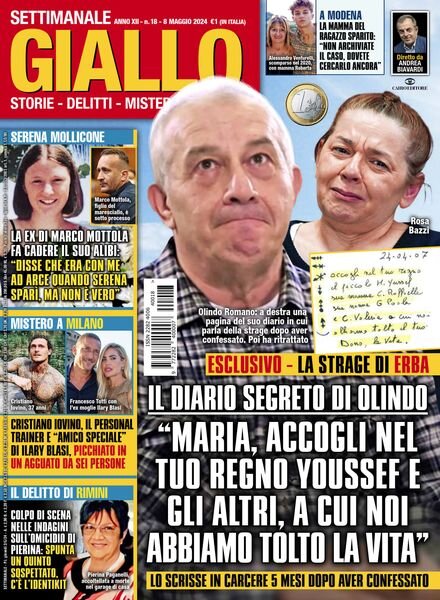 Giallo – 8 Maggio 2024 Cover