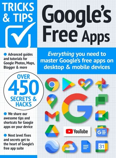 Google’s Free Apps Tricks and Tips – May 2024 Cover
