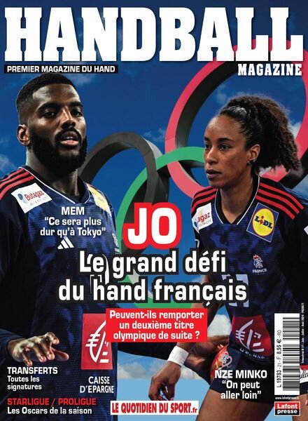 Handball Magazine – Juin-Juillet-Aout 2024 Cover