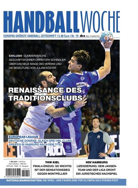 Handballwoche – 7 Mai 2024 Cover