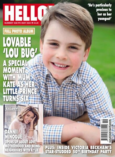 Hello! Magazine UK – Issue 1838 – 6 May 2024 Cover