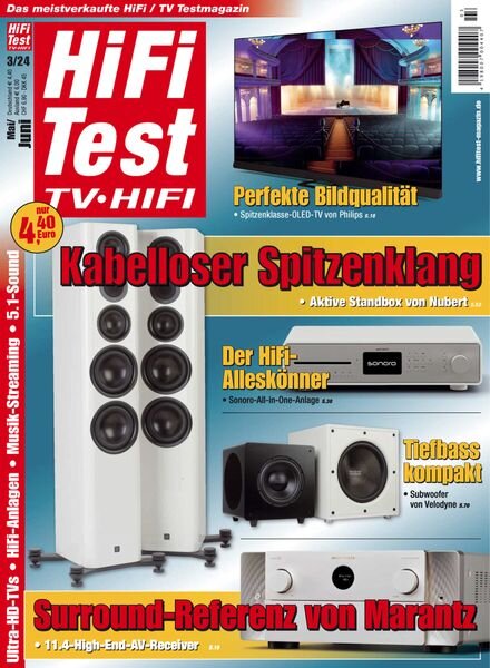 HiFi Test TV HiFi – Marz 2024 Cover