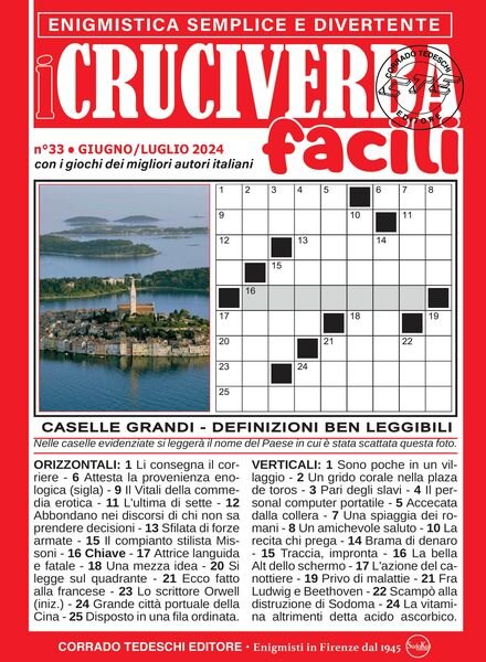 I Cruciverba Facili – Giugno-Luglio 2024 Cover