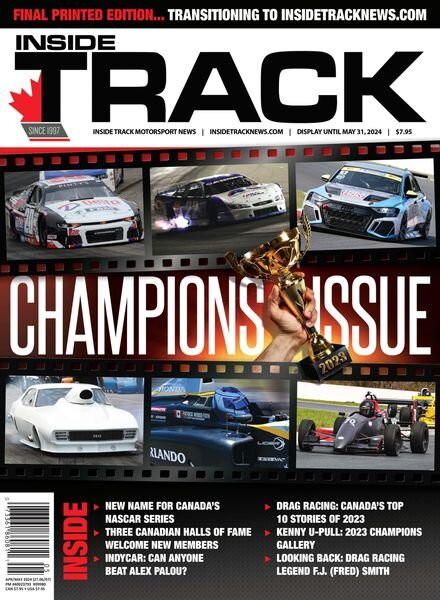 Inside Track Motorsport News – April-May 2024 Cover