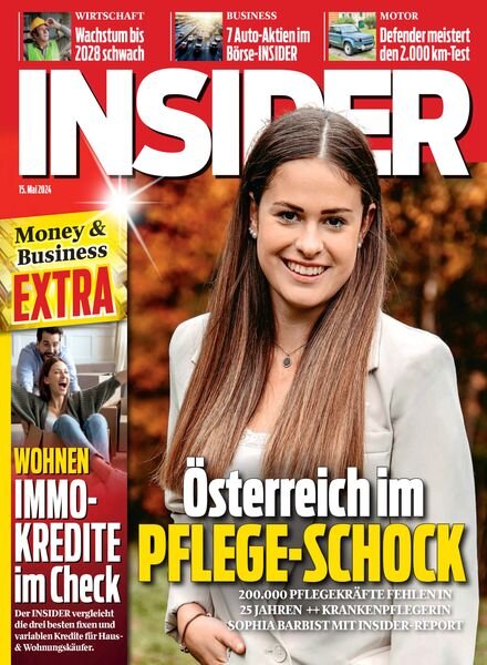 Insider Austria – 15 Mai 2024 Cover