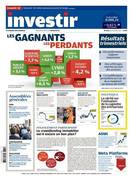 Investir – 27 Avril 2024 Cover