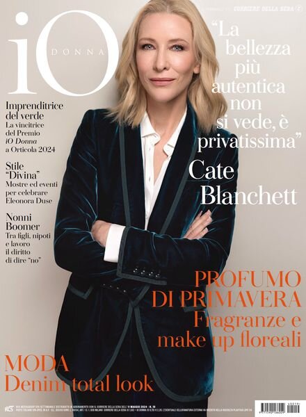Io Donna del Corriere della Sera – 11 Maggio 2024 Cover