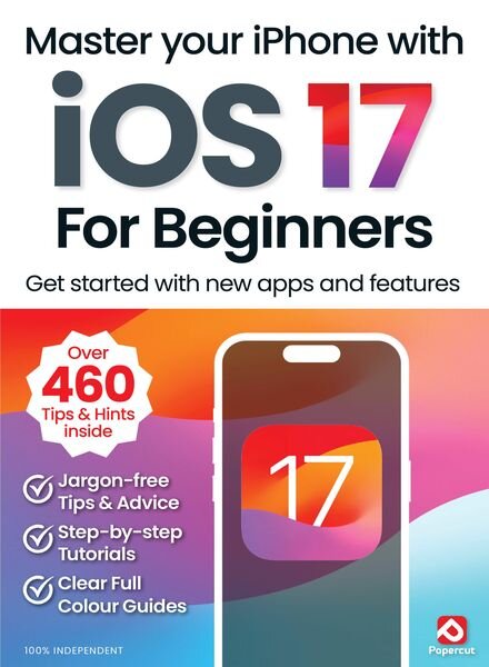 iOS 17 For Beginners – April 2024 Cover