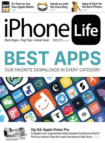 iPhone Life Magazine – Summer 2024 Cover