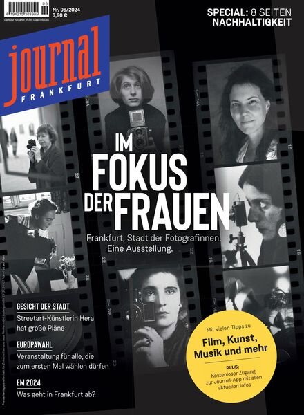 Journal Frankfurt – Juni 2024 Cover
