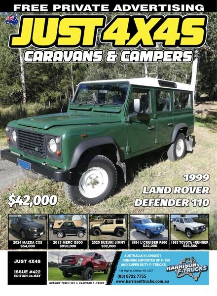 Just 4x4s Caravans & Campers – Issue 422 2024 Cover