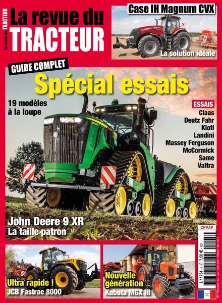 La Revue Du Tracteur – Mai-Juin-Juillet 2024 Cover