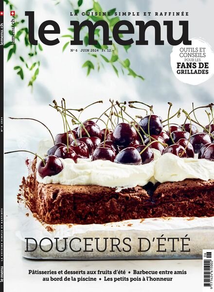 le menu edition francaise – Juin 2024 Cover