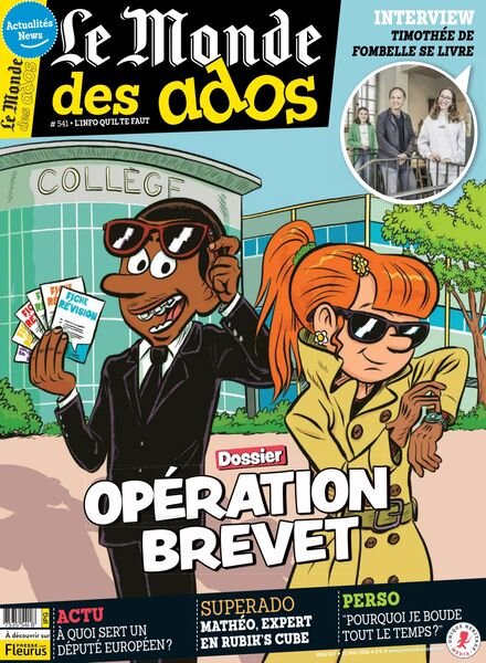 Le Monde des Ados – 22 Mai 2024 Cover
