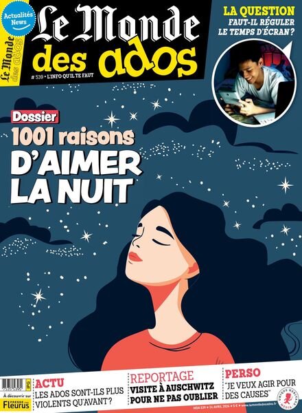 Le Monde des Ados – 24 Avril 2024 Cover