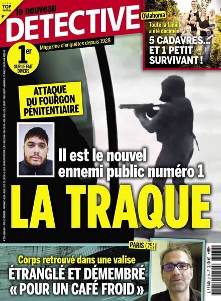 Le Nouveau Detective – 22 Mai 2024 Cover